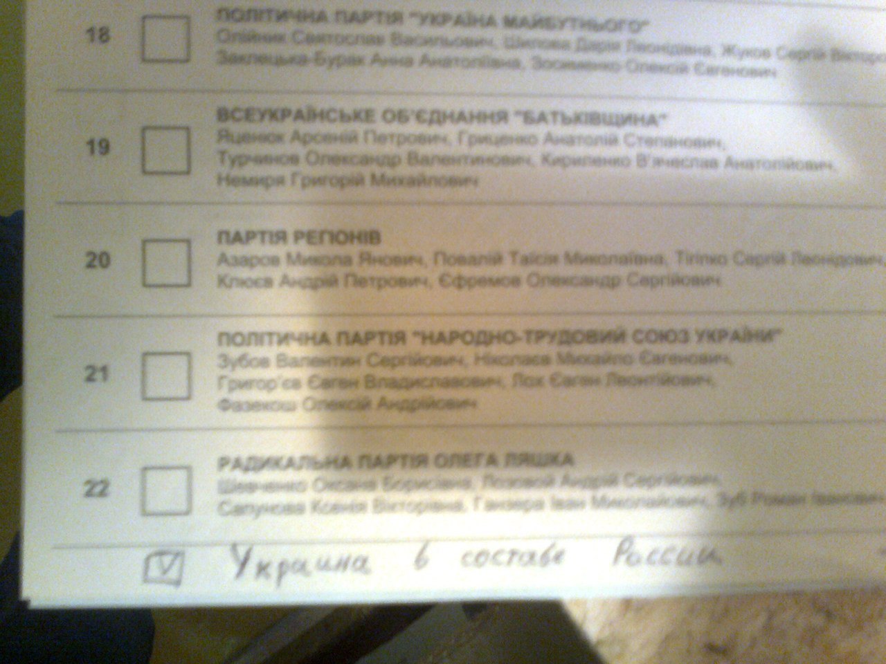 Одесса голосует 